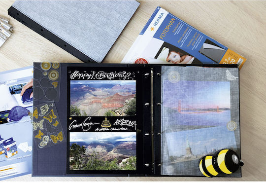 Herma Plastic Sleeves for for Photos A4 with Holes 20pcs