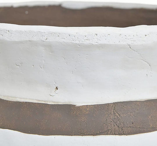 Inart Terracotta Κασπώ Κεραμικό Καφέ