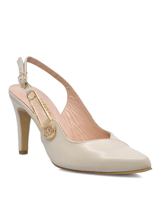 PAPISTAS WOMEN'S MULES-CASUAL-EXTRA LIGHT-EXTRA LIGHT-EXTRA SOFT/COMFORT-MEMORY FOAM-BEIGE LEATHER-LEATHER