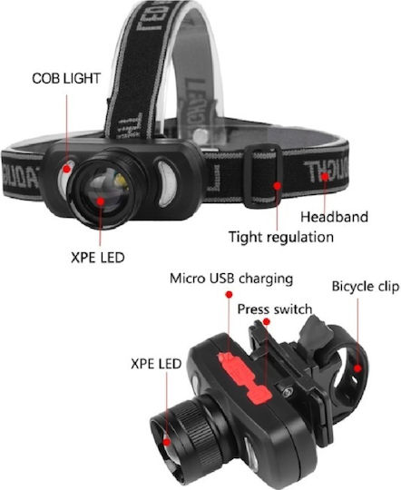 Factory YT-873 Rechargeable Front Bicycle Light