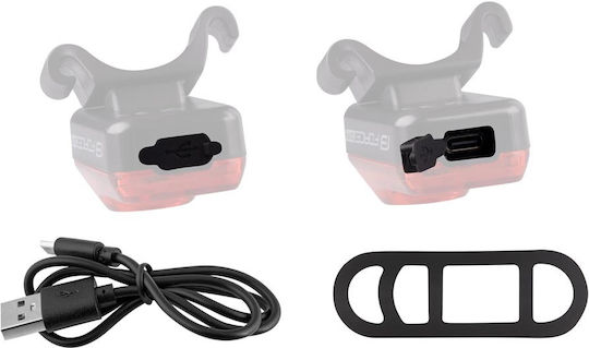 Force Τoney Rechargeable Rear Bicycle Light