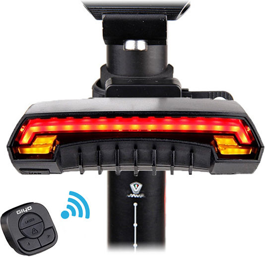 GloboStar 86050 Rechargeable Rear Bicycle Light Wireless LED