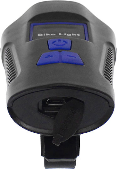 XA-585 Rechargeable Front Bicycle Light Waterproof with Horn