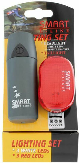 Smart LS039-29 Σετ Φώτα Ποδηλάτου