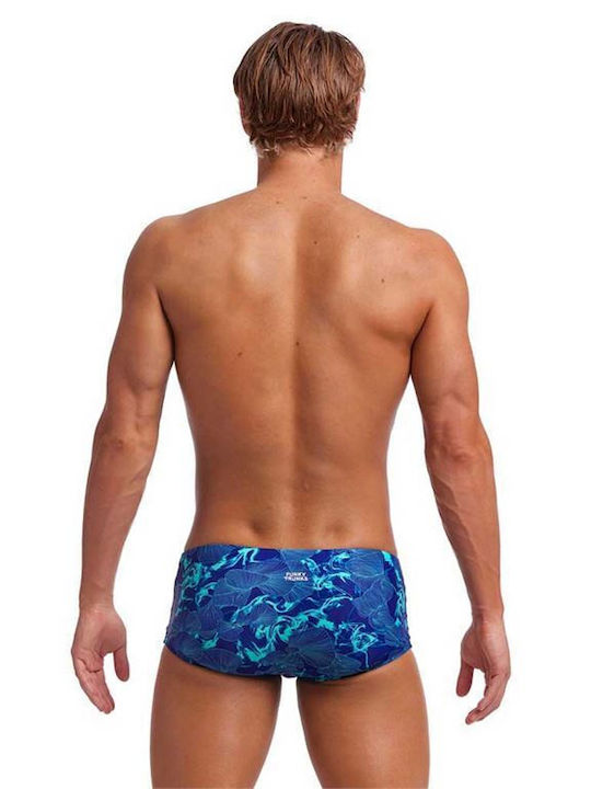 Funky Trunks Funkita Ανδρικό Μαγιό Slip Μπλε Floral