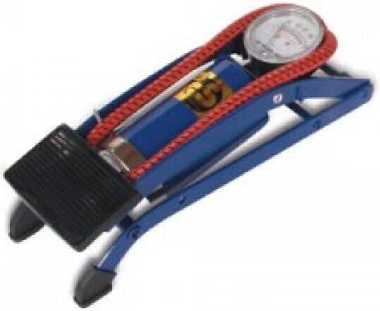 Autoline 21649 Pompa cu aer cald Picior cu Manometru