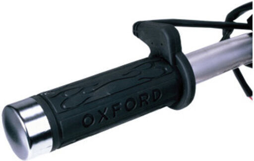 Oxford Heated Motorcycle Handlebars Hotgrips Cruiser in Black color