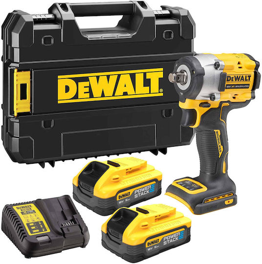DEWALT DCF921H2T Impact Wrench Battery 18V 2x5Ah with Socket 1/2"