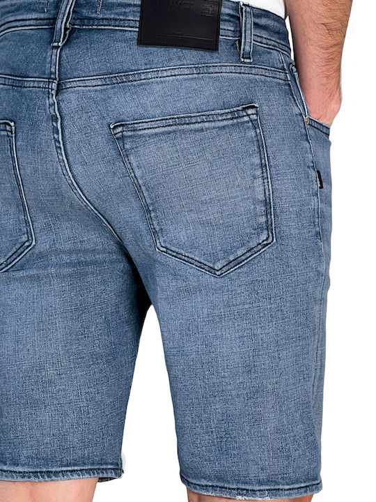 Cary Herrenshorts Jeans Blau