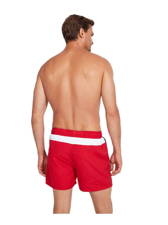 Herren Badebekleidung Bermuda Rot Gestreift