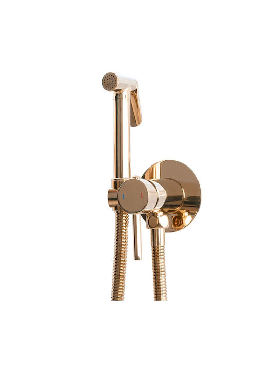 Rea Επιτοίχια Μπαταρία Μπιντέ Rosegold