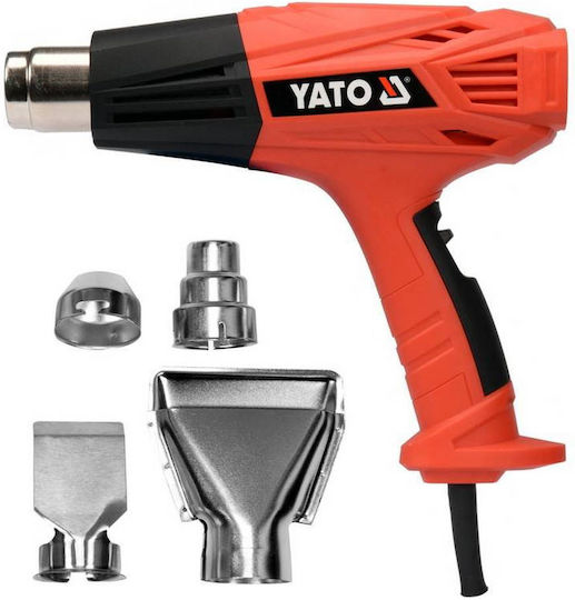 Yato YT-82294 Πιστόλι Θερμού Αέρα 2000W με Ρύθμιση Θερμοκρασίας εως και 600°C