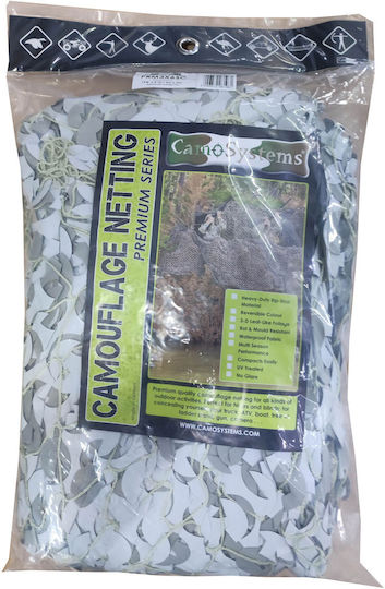 Camosystems Snow Rechteckig Tarnnetz Gray 3x6m