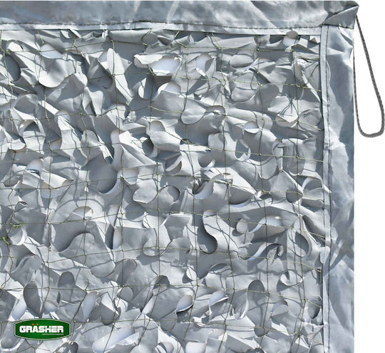 Grasher Camouflage Net Gray 4x6m 180gr/m²