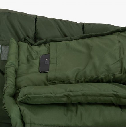 Highlander Sleeping Bag Μονό 2 Εποχών Phoenix Ember Mummy 250 Olive Green