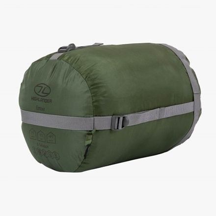 Highlander Sleeping Bag Μονό 2 Εποχών Phoenix Ember Mummy 250 Olive Green