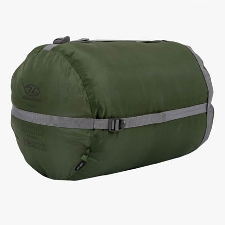 Highlander Sleeping Bag Μονό 2 Εποχών Phoenix Flame 400 Olive Green