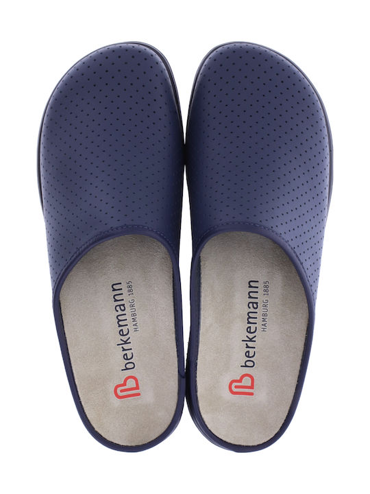 Berkemann Tec-Pro Thordu Leder Anatomisch Clogs Blau