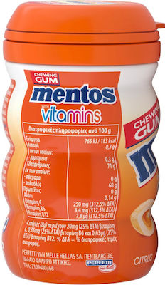 Mentos 45 Chewing gum Pure Fresh Vitamins 90gr