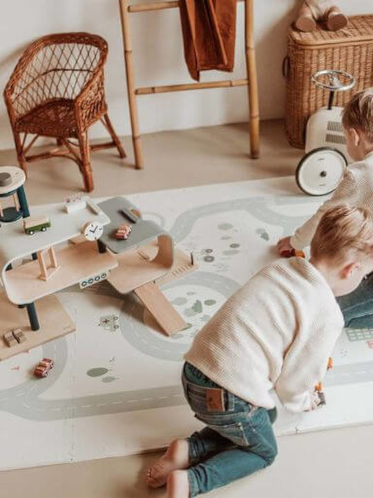Play&go Interaktives Kinder-Bodenpuzzle mit Straßen 6 Teile