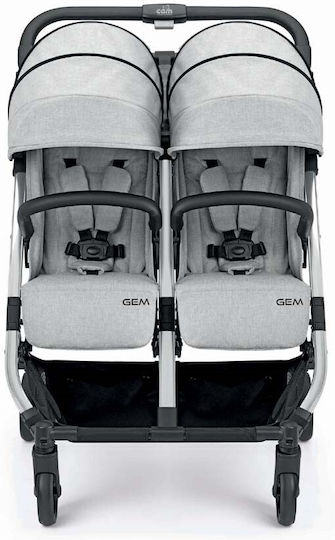 Cam Gem Double Stroller Suitable for Newborn Gray 12kg