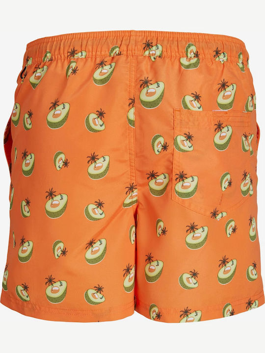 Jack & Jones Kinder Badeanzug Badeshorts Orange