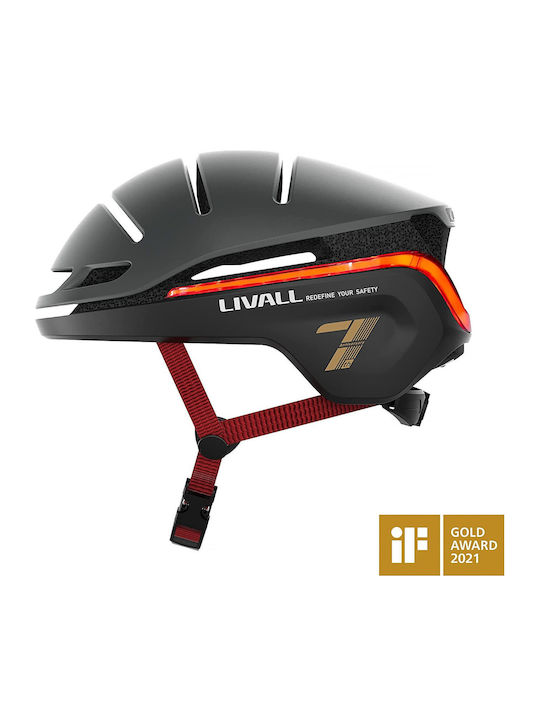 Livall Evo21 Κράνος Ποδηλάτου Δρόμου Μαύρο Livall Evo21 Κράνος Ποδηλάτου Δρόμου Μαύρο