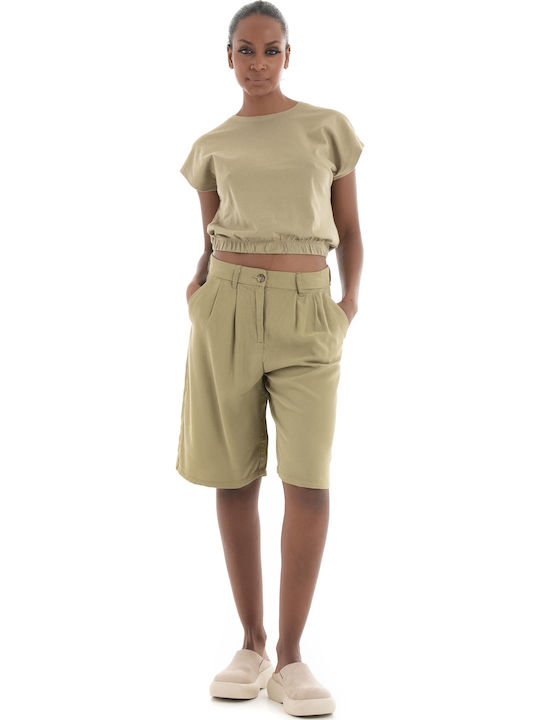 Women's Bermuda Shorts Olive