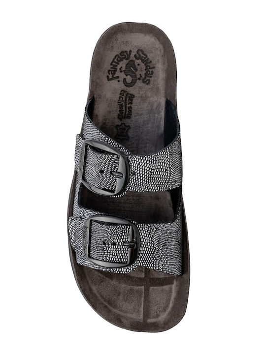 Despoina Leather Women's Flat Sandals Anatomic DAlmatian