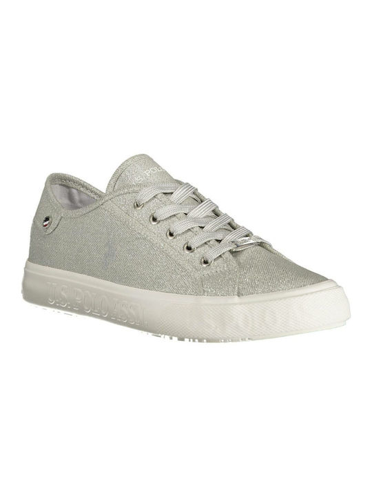 U.S. Polo Assn. Damen Sneakers Silber