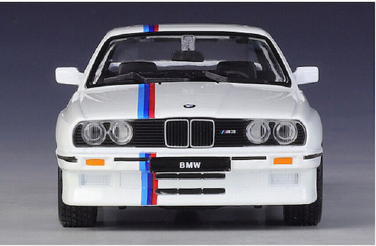Bburago BMW M3 E30 1988 Αυτοκινητάκι Λευκό 1:24 για 3+ Ετών