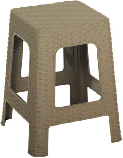 Σκαμπό Εξωτερικού Χώρου Rattan Καραμέλα 28.5x28.5x45cm