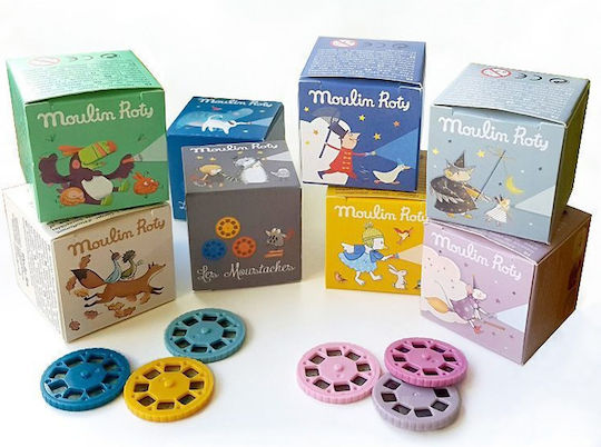 Moulin Roty Φακός Ιστοριών Ζωάκια Ζούγκλας Proiector de Povești pentru 3+ Ani