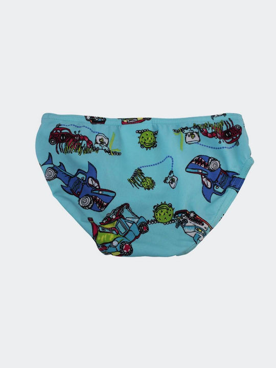 Speedo Jicello Kids Swimwear Swim Briefs Light Blue