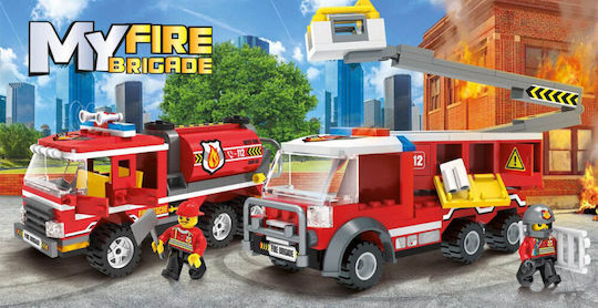 Blocki Τουβλάκια My Fire Brigade Helicopter Pads για 6+ Ετών 129τμχ