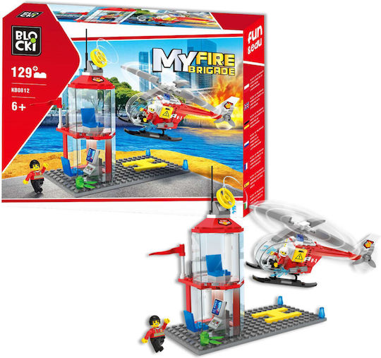 Blocki Τουβλάκια My Fire Brigade Helicopter Pads για 6+ Ετών 129τμχ