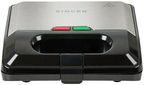 Singer Sandwich Maker with Removable Plates for for 2 Sandwiches Sandwiches 750W Inox