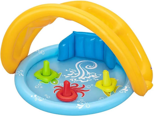 Bestway Piscină Rotundă Pentru Copii 31lt Gonflabilă 115x76cm Galbenă