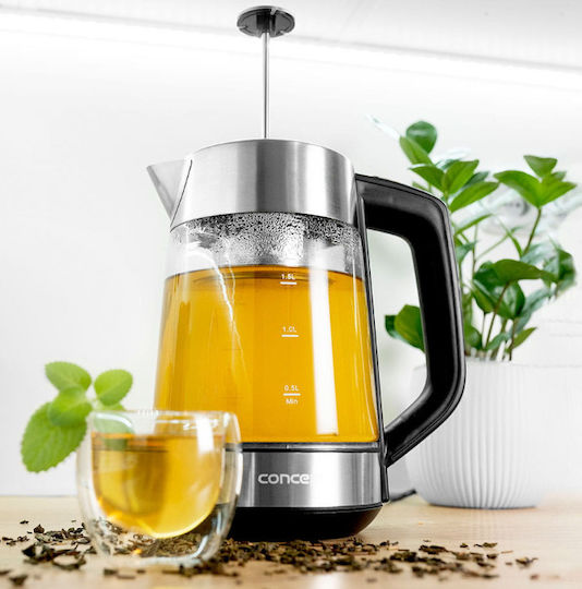 Concept Βραστήρας 1.7lt 2200W Ασημί