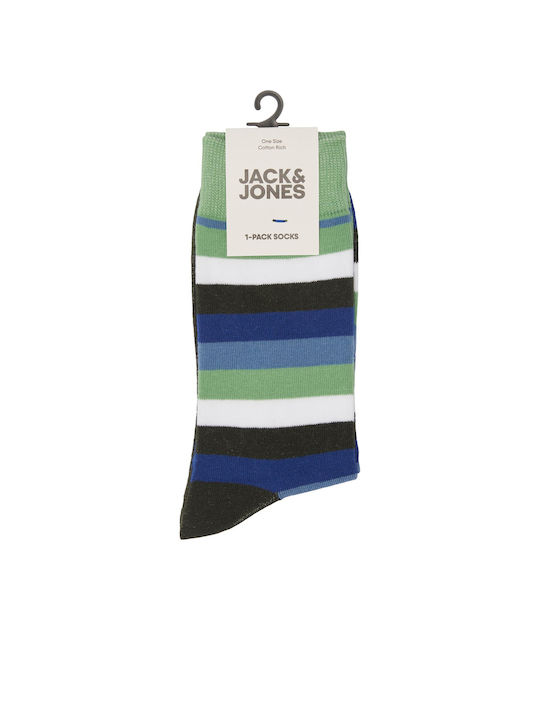 Jack & Jones Jacly Unisex Κάλτσες με Σχέδια Absinthe Green