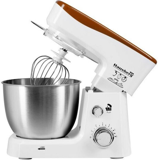 Hausberg HB-7625AB Κουζινομηχανή 700W με Ανοξείδωτο Κάδο 3.5lt