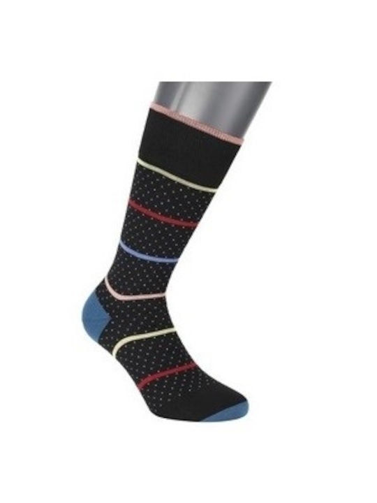 Pournara Men's Patterned Socks Black