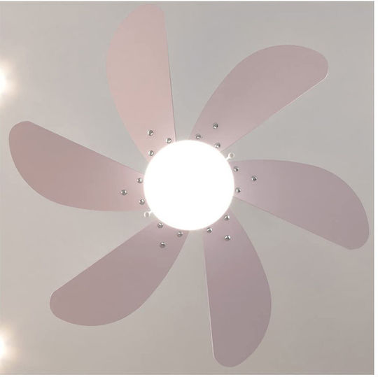 Cecotec EnergySilence 3600 Vision Deckenventilator 92cm mit Leuchte Lila / Weiß