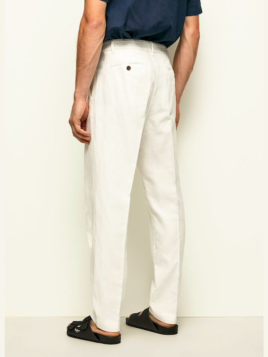 Pepe Jeans Men's Trousers in Regular Fit Ecru