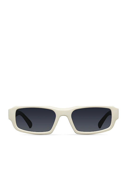 Meller Barack Unisex Sunglasses with Metal Frame Off White Carbon BC-OFFWHITECAR