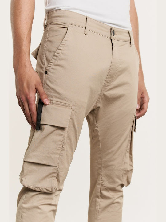 Edward Jeans Men's Trousers Cargo Beige