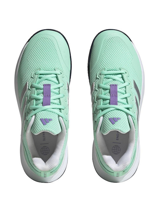 Adidas Gamecourt 2.0 Γυναικεία Παπούτσια Τένις για Σκληρά Γήπεδα Pulse Mint / Silver Metallic / Violet Fusion