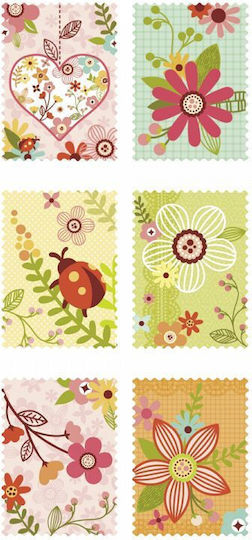 Folia Vintage Stickers Postage Stamp