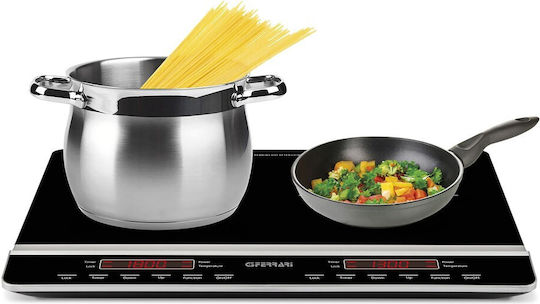 G3Ferrari G10138 Induction Countertop Double Burner Black