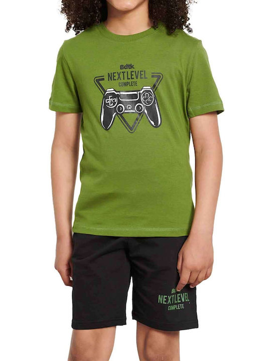 Kids' Set with Shorts Summer 2pcs Green